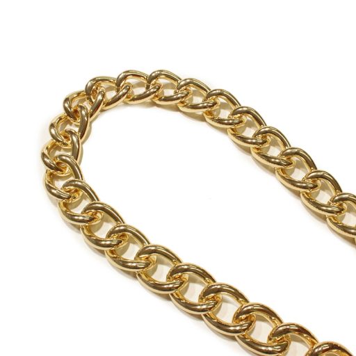 Aluminium Chain with Giant Links, Gold