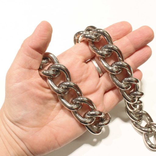 Aluminium Chain with Giant Links, Gold