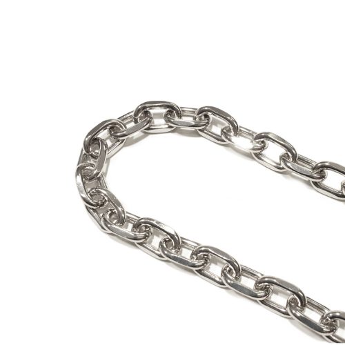 Oval alumínium Chain, Nickel, 15 mm x 20 mm