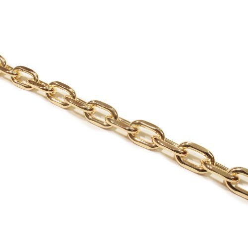 Oval alumínium Chain, Gold, 15 mm x 20 mm