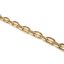 Oval alumínium Chain, Gold, 15 mm x 20 mm