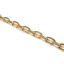 Oval alumínium Chain, Gold, 15 mm x 20 mm