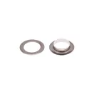 Eyelet, nickel, 5 mm