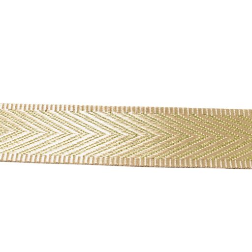 Beige-Gold Satin Strap, 40 mm