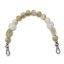 Purse handle with beads, 35 cm long