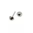 Feet Purse, Nickel, 12 mm