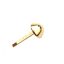 Feet Purse, Gold, 12 mm
