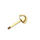 Feet Purse, Gold, 12 mm