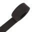 Cotton webbing, 20 mm, dark brown colour