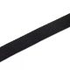 Cotton webbing, 20 mm, black colour