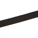 PolyCotton Webbing, Dark Brown, 25 mm