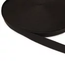 PolyCotton Webbing, Dark Brown, 25 mm