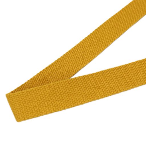 Polyotton Strap, mustard, 25 mm