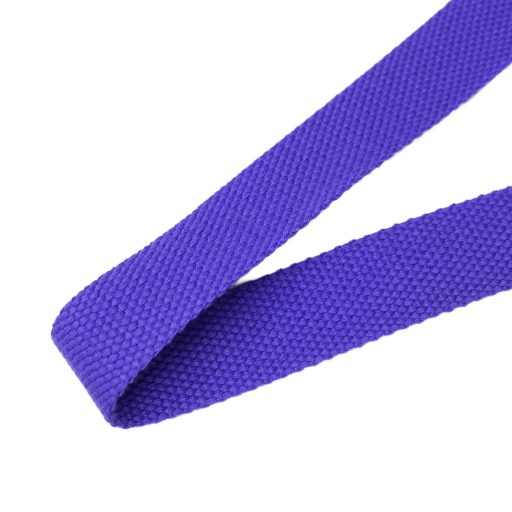 Polycotton webbing, purple, 25 mm wide