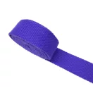 Polycotton webbing, purple, 25 mm wide