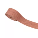 Polycotton Webbing, peach, 25 mm