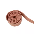 Polycotton Webbing, peach, 25 mm