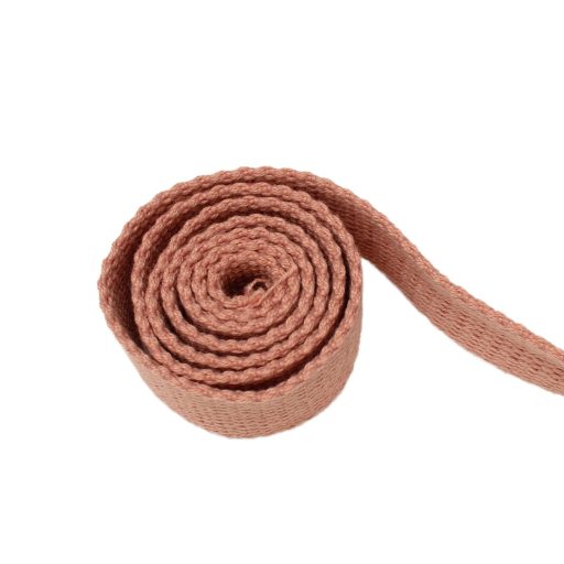Polycotton Webbing, peach, 25 mm