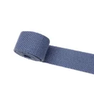 Polycotton webbing, blue, 25 mm wide