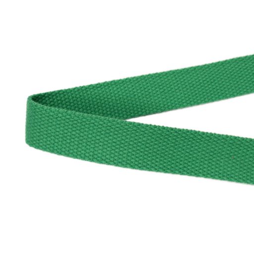 Polycotton webbing, green, 25 mm