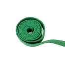 Polycotton webbing, green, 25 mm