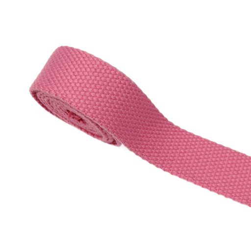 PolyCotton Webbing, pink, 25 mm