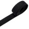 Cotton Strap, Black, 25 mm