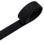 Cotton Strap, Black, 25 mm