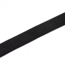 Cotton Strap, Black, 25 mm