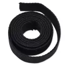 Cotton Strap, Black, 25 mm