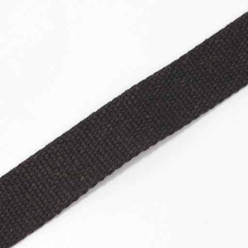 Cotton Webbing, Dark Brown, 40 mm