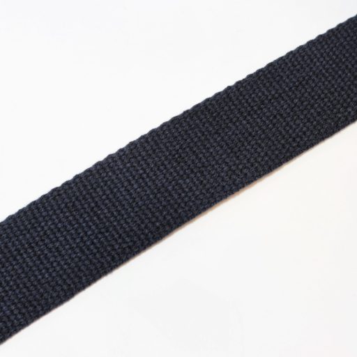 Cotton Webbing, Dark Blue, 40 mm