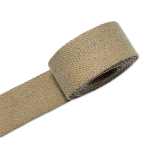 Cotton Webbing, Flax Coloured, 40 mm