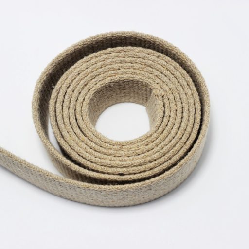 Cotton Webbing, Flax Coloured, 40 mm