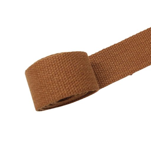 Cotton Webbing, Caramel, 40 mm