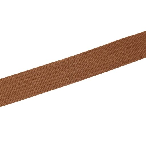 Cotton Webbing, Caramel, 40 mm