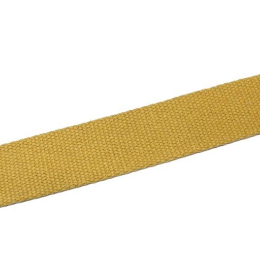 Cotton Webbing, Mustard, 40 mm