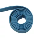 Cotton Webbing, Turquoise Blue, 40 mm