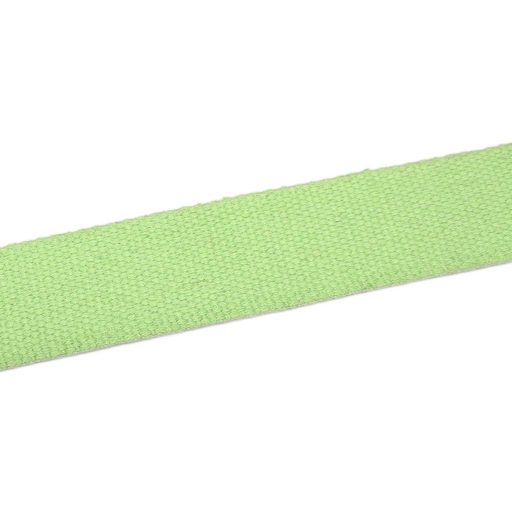Cotton Webbing, Light Green, 40 mm
