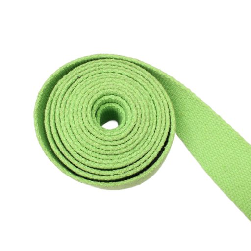 Cotton Webbing, Light Green, 40 mm