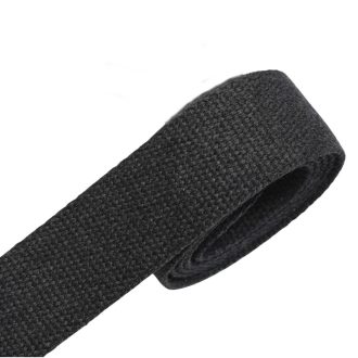Cotton Webbing, Dark Grey, 40 mm