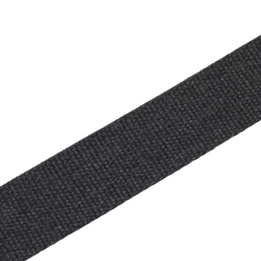 Cotton Webbing, Dark Grey, 40 mm
