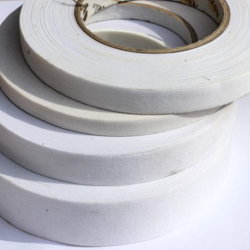Reinforcer Tape textil 20 mm White