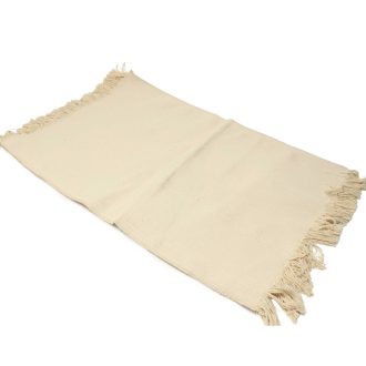 1 piece of fabric with fringes, beige
