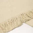 1 piece of fabric with fringes, beige