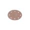 Oval Leather Sewing Label, Pink