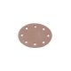 Oval Leather Sewing Label, Pink