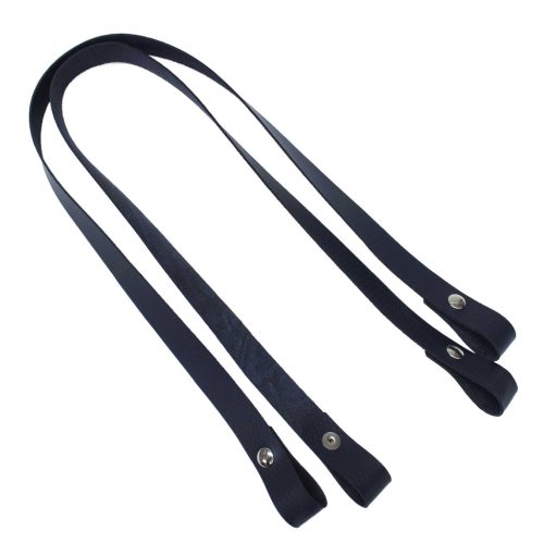 Genuine Leather Bag Handle Set Blue