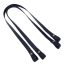 Genuine Leather Bag Handle Set Blue