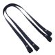 Genuine Leather Bag Handle Set Blue